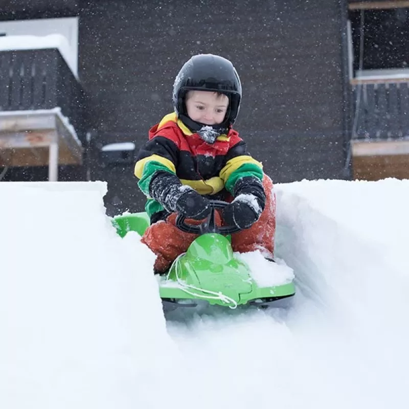 Hamax Sno Zebra Snow Racer vihreä polyeteeni