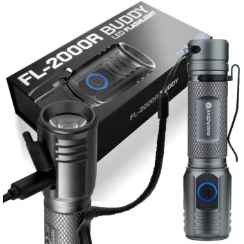 Käsivalaisin 20W LED everActive FL-2000R Buddy 2000 lumenia IPX4