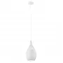 Riippuvalaisin E27 Glo Razoni 19 cm valkoinen