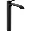 Hansgrohe Vivenis yksivipuinen pesuallashana 250 mattamusta poistoventtiilisarjalla