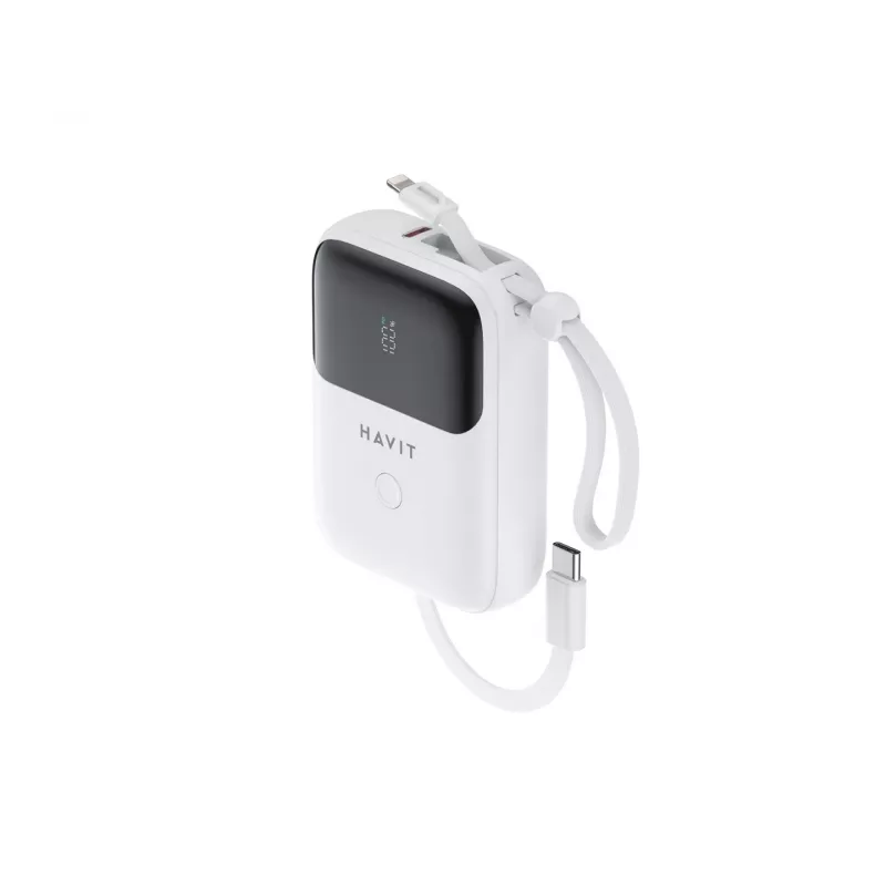 Havit PB5215 varavirtalähde 10000mAh valkoinen