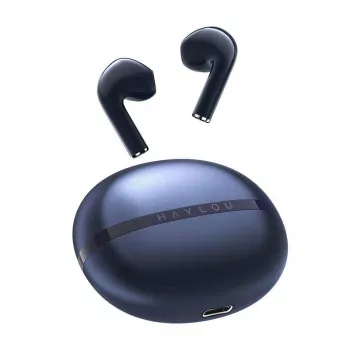HAYLOU X1 2023 True Wireless nappikuulokkeet ENC:llä, Bluetooth 5.3, 12mm elementti, IPX4, tummansininen