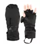 HeatX HEES0029 lämpökäsineet villaneulotetulla resorilla, 3 lämpötasoa, ladattavat akut, kosketusnäyttöyhteensopiva, tummanharmaa, koko XL, unisex