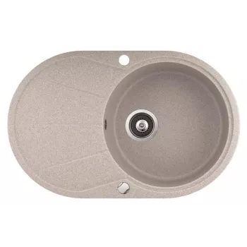 HELIKA Spüle Clarus SR101-110AW Arctic White graniittikomposiitti keittiöallas