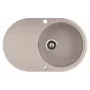 HELIKA Spüle Clarus SR101-110AW Arctic White graniittikomposiitti keittiöallas