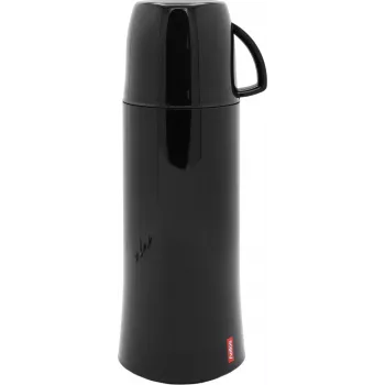 Helios Elegance tyhjiötermospullo 0,75 L musta 5443-002