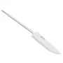 Helle #1075 kolminkertaisesti hiottu ruostumattoman teräksen teräaihio, 100 mm, Scandi-hionta, Drop Point, kiillotettu