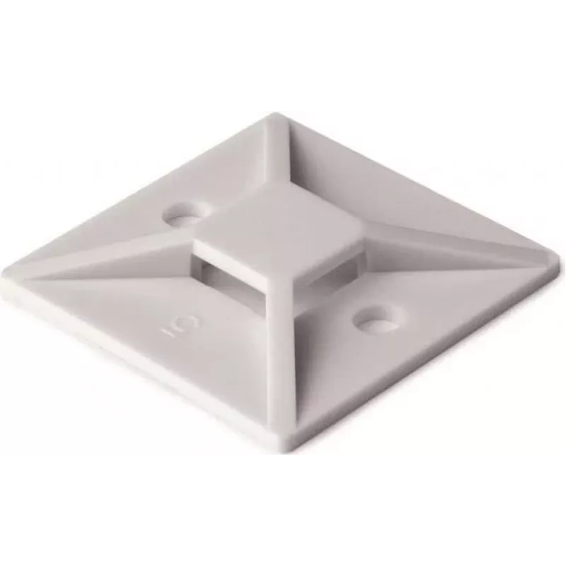 HellermannTyton MB4A nippusidekiinnike 28x28mm PA66 luonnonvärinen