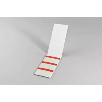 HellermannTyton HELASIGN itselaminoituvat kaapelimerkintätarrat, punainen/läpinäkyvä, 19 x 38 mm, 60 tarraa (10 arkkia, 6/arkki), PVC 598-31402