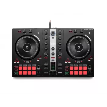 Hercules DJ Essentials -paketti DJControl Inpulse 200:lla, DJMonitor 32 -kaiuttimilla ja HDP DJ45 -kuulokkeilla