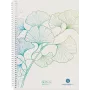 Herlitz GREENline Ginkgo kierrekansio A5, 70 arkkia, ruudullinen 50033508