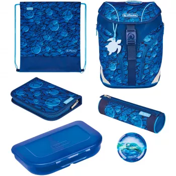 Herlitz Primary School reppu SoftLight Plus GREENline Deep Sea
