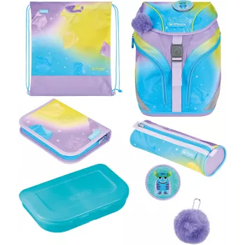 Herlitz SoftLight GREENline Little Monster alakoulun reppu