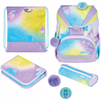 Herlitz UltraLight XL Plus Little Monster koulureppusetti