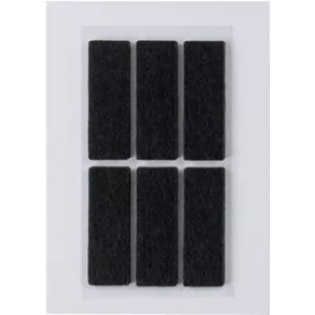 HERMA 15187 itseliimautuvat suorakaiteen muotoiset tarrat musta 100 x 150 mm, 6 kpl:n pakkaus