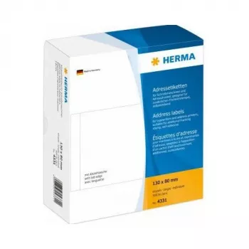 HERMA osoitetarrat valkoinen 130x80 mm paperi 500 kpl
