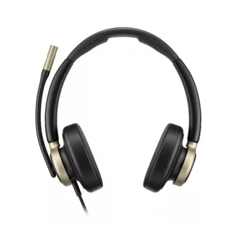 Hewlett Packard Poly Mission 820 stereo USB johdolliset kuulokkeet melua vaimentavalla puomimikrofonilla - musta