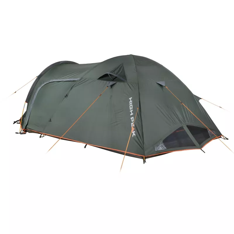 High Peak Kira 4.1 kupoliteltta (tummanvihreä/harmaa, tunneliesiteltta, Climate Protection 80)