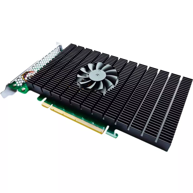HighPoint SSD7505 PCIe 4.0 NVMe RAID-ohjain, 4x M.2 SSD