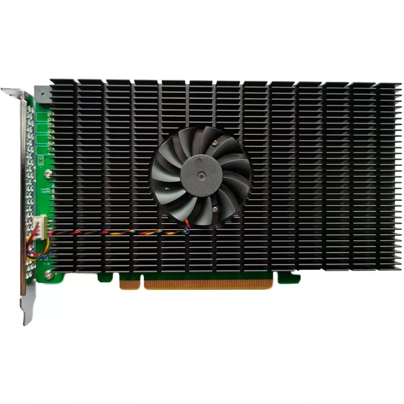 HighPoint SSD7505 PCIe 4.0 NVMe RAID-ohjain, 4x M.2 SSD