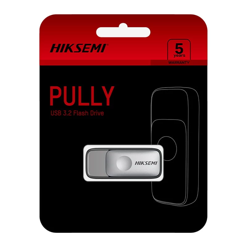HIKSEMI Pully 32GB USB 3.2 Gen 1 flash-asema USB-A sisäänvedettävä musta