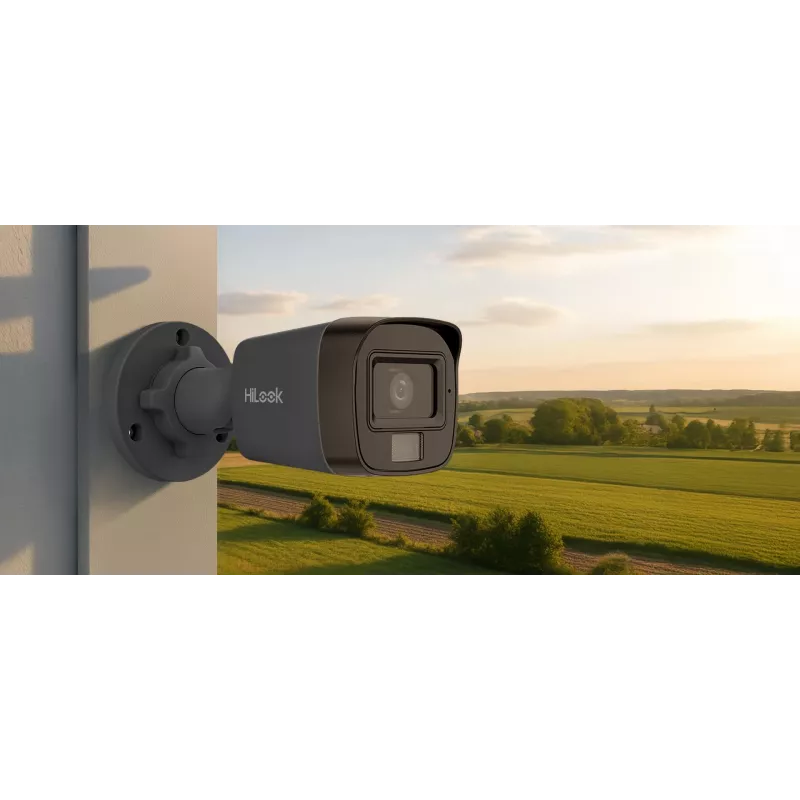 Hikvision 4-in-1 Hilook 8MP TVI-B8M-20DL musta luotikamera 2.8mm