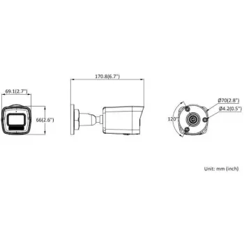 Hikvision DS-2CD1023G2-LIU(2.8MM)PL Smart Hybrid Light IP-kamera - 1080p