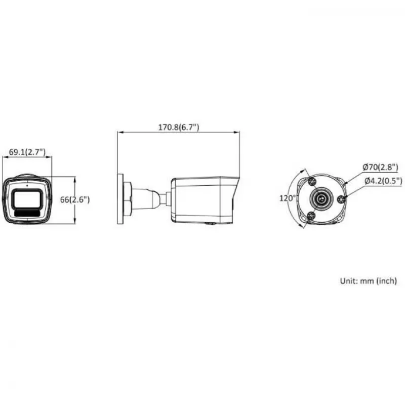 Hikvision DS-2CD1023G2-LIU(2.8MM)PL Smart Hybrid Light IP-kamera - 1080p