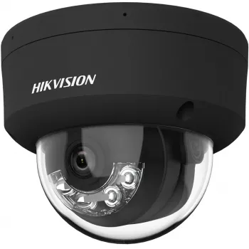 Hikvision DS-2CD2143G2-LIS2U(2,8mm)(BLACK) 4MP AcuSense kupoli IP-valvontakamera, 2,8mm kiinteä linssi, musta