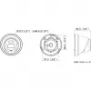 Hikvision DS-2CD2343G2-LI2U/SL 2,8mm PL AcuSense 4MP turret IP-kamera Smart Hybrid Light -valaistuksella
