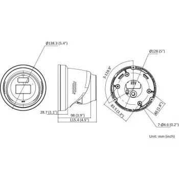 Hikvision DS-2CD2346G2H-IS2U/SL 2.8mm EF PL 4MP AcuSense Turret IP-kamera