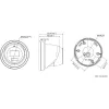 Hikvision DS-2CD2346G2H-IU(2.8MM)(EF)/PL DarkFighter AcuSense 4MP IP-turret-kamera, 2,8 mm, sisäänrakennettu mikrofoni, PoE