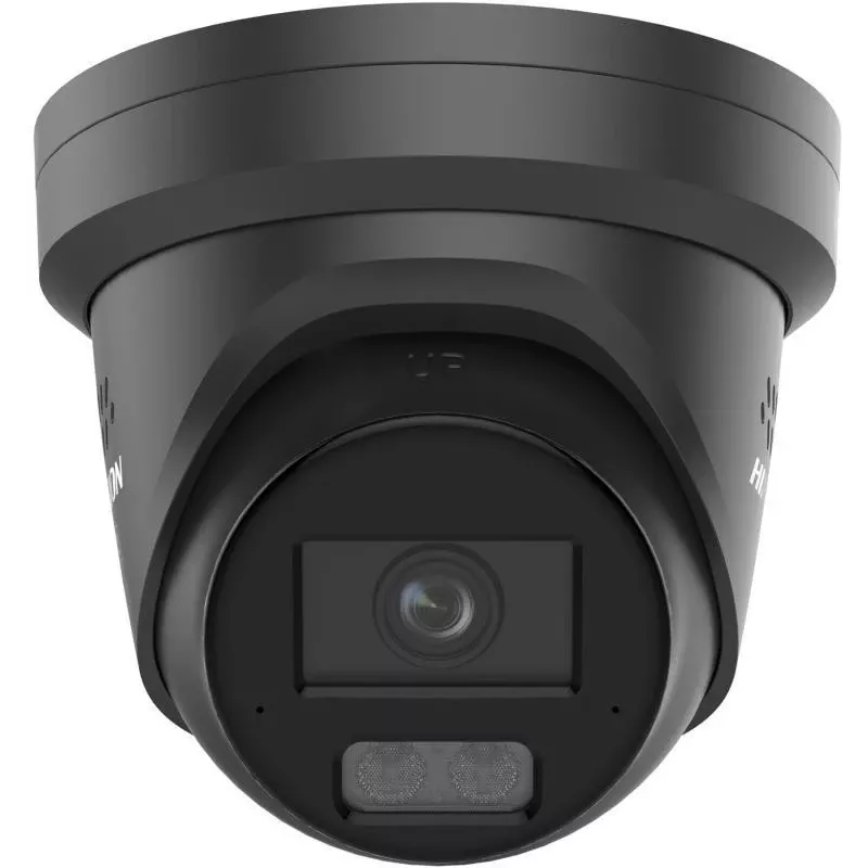 Hikvision DS-2CD2347G3-LIS2UY/SL 2.8mm musta 4MP ColorVu turret IP-kamera AcuSense-toiminnolla