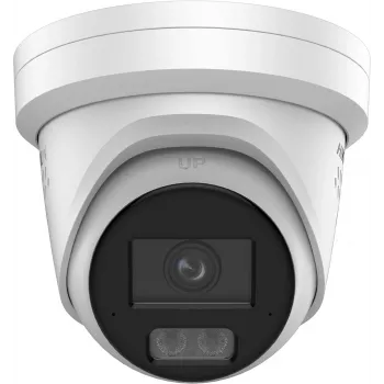 Hikvision DS-2CD2387G3-LIS2UY/SRB 8MP ulko-turret-kamera AcuSense-toiminnolla, 2.8mm objektiivi, kaksisuuntainen ääni, IP67, PoE