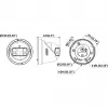 Hikvision DS-2CD2387G3P-LIS2UY/SL 8MP turret IP-kamera, 180° panorama, AcuSense, PoE, IP67