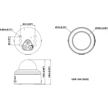 Hikvision DS-2CD2766G3-IPTRZSY (2.8-12mm) musta 6MP AcuSense IP bullet-kamera, H.265+, PoE, 40m IR, IP67/IK10