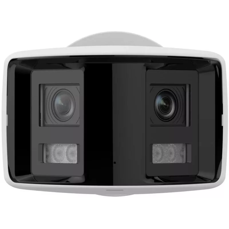 Hikvision DS-2CD2T46G2P-ISU/SL(2.8MM)(C) 4MP panorama AcuSense IP-kamera, 2x 2,8mm, 180° näkökenttä, IP67, PoE