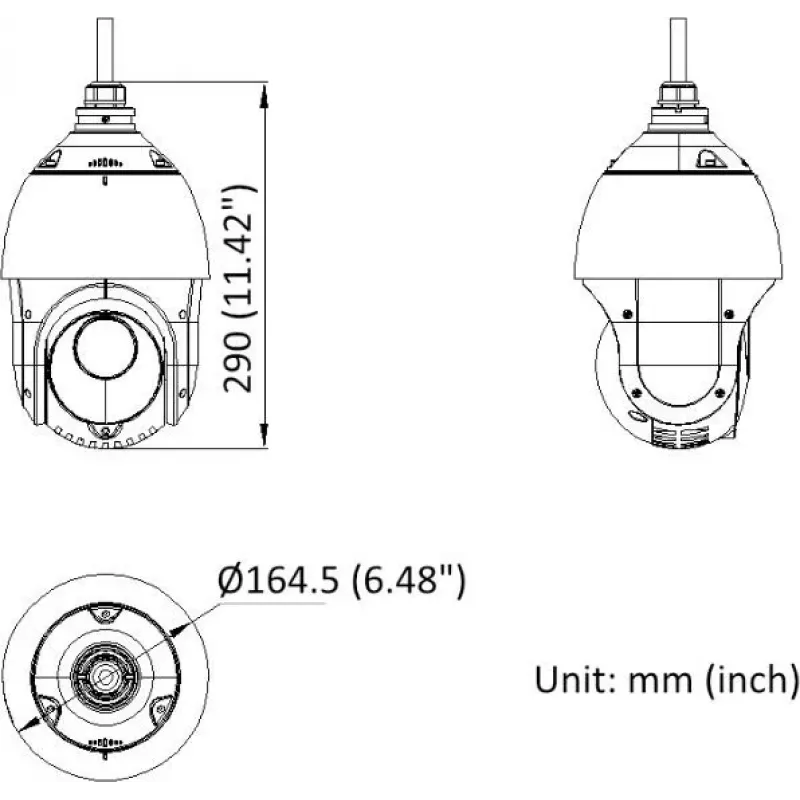 Hikvision DS-2DE4215IWG1-E 2MP IR verkkokamera PTZ dome, 15x optinen zoom, 100m IR, IP66, PoE+