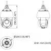 Hikvision DS-2DE4825IWG1-E 8MP 25x PTZ Dome IP-valvontakamera AcuSensella, 100m IR, PoE+