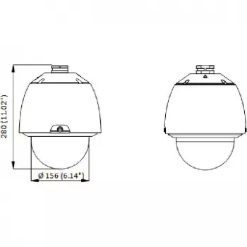 Hikvision DS-2DE5425WG1-E 4 MP 25x verkkokaapeli-IR PTZ-kamera