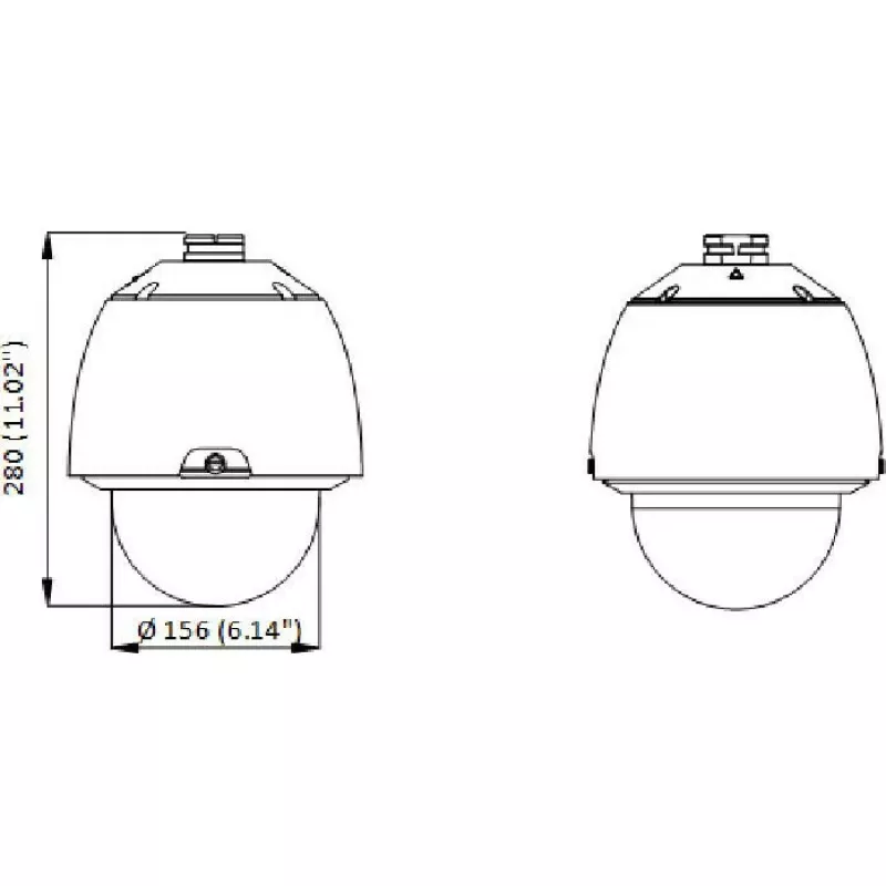 Hikvision DS-2DE5425WG1-E 4 MP 25x verkkokaapeli-IR PTZ-kamera