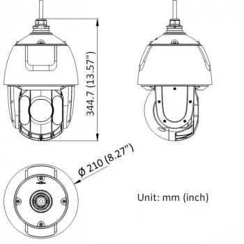 Hikvision DS-2DE5432IWG1-E 4MP 32x PTZ-dome IP-valvontakamera
