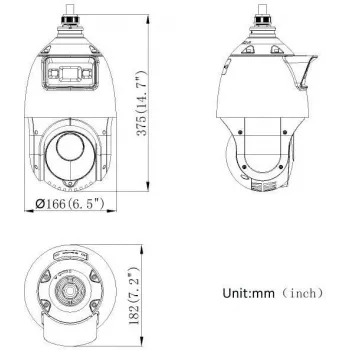Hikvision DS-2SE4C425MWG-E(14F0) PL 4MP PanoVu kaksilinssinen PTZ-kamera AcuSense- ja ColorVu-tekniikalla