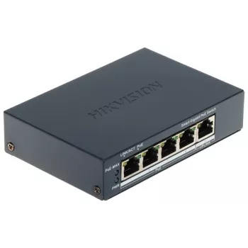 Hikvision DS-3E1505P-EI 4-porttinen PoE-kytkin 1 Gbps