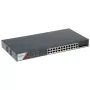 Hikvision DS-3E1528-SI-24T4F Layer 2 -hallittava PoE-kytkin, 24 PoE-porttia, 4 SFP-uplinkia, 370W PoE-budjetti