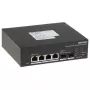 Hikvision DS-3T1506HP-EI-UPS LinkVu älykäs hallittava teollisuus aurinko-PoE-kytkin, 6-porttinen, 4x PoE++ 90W, 110W budjetti, integroitu UPS