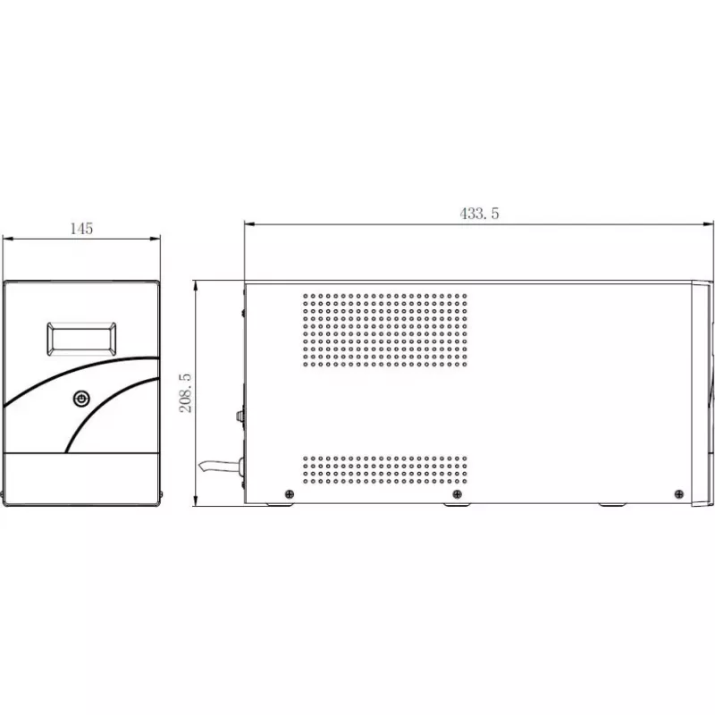 Hikvision DS-UPS3000-R(O-STD)/EU UPS-laite 3000 VA / 1800 W, AVR, LCD, 4x Schuko, USB