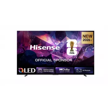 Hisense 100E7DS PRO 100 tuuman 4K Hi-QLED -älytelevisio 144Hz HDR WiFi Bluetooth musta/harmaa