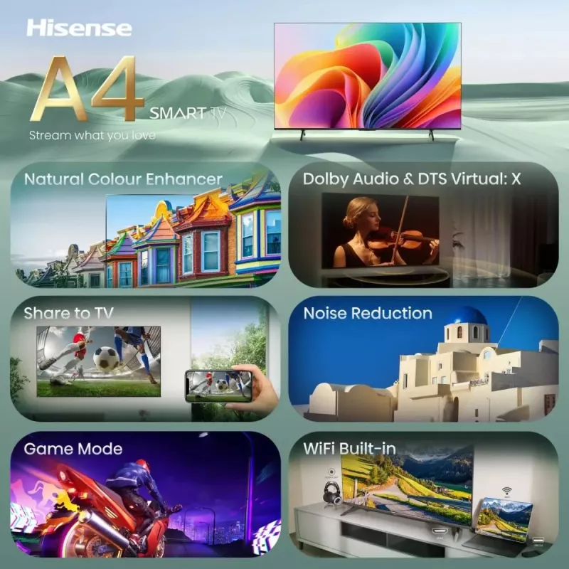 Hisense 32A4S 32 tuuman (80 cm) Full HD Smart TV