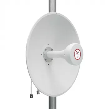 HISMART 5G/LTE/CBRS 2x2 MIMO suunta-antenni (paneeli), 1,7-4,2 GHz, 17+19 dBi, N-liitin, IP67